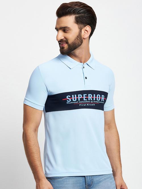 men's printed cotton polo t-shirt - 19961782 - Very Small Image - 1