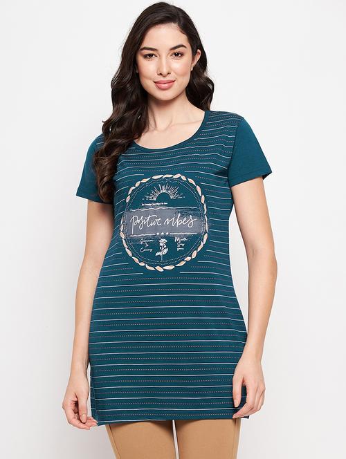 women's all over print round neck t-shirt - 19961795 - Very Small Image - 1