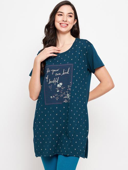 women's all over print round neck t-shirt - 19961811 - Very Small Image - 1