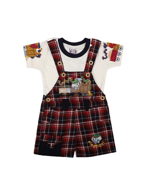 unisex checkered dungaree - 19962691 - Very Small Image - 1