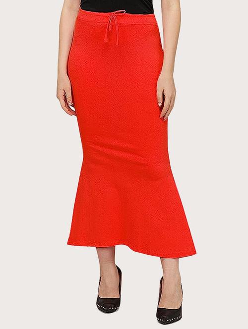 red cotton saree shaper shapewear - 19966946 - Very Small Image - 1