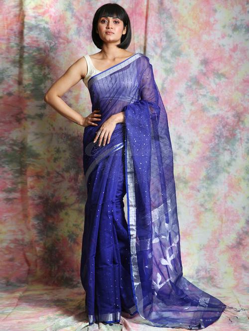 self design woven saree - 19968370 - Very Small Image - 1