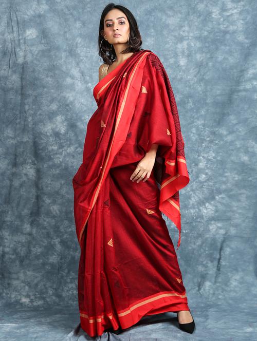 self design woven saree - 19968650 - Very Small Image - 1