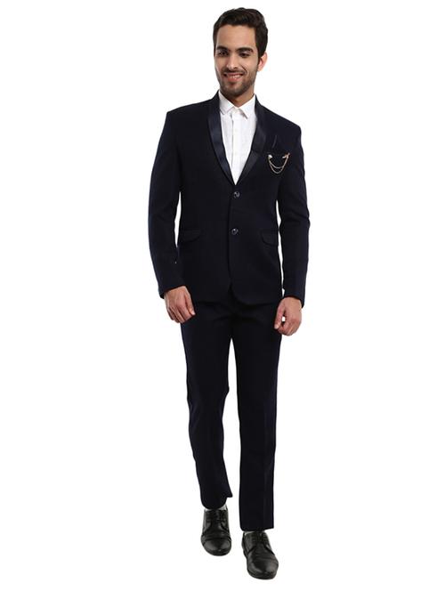 v mart men single breasted suit set - 19969206 - Very Small Image - 1
