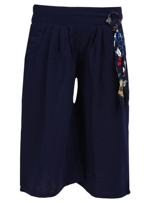 girls mid rise solid three-fourth - 19970697 - Very Small Image - 1