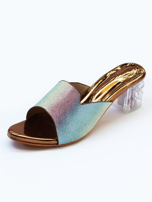 women slip on block heel sandal - 19971326 - Very Small Image - 1