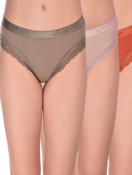 pack of 3 solid hipster panty - 19971404 - Very Small Image - 1