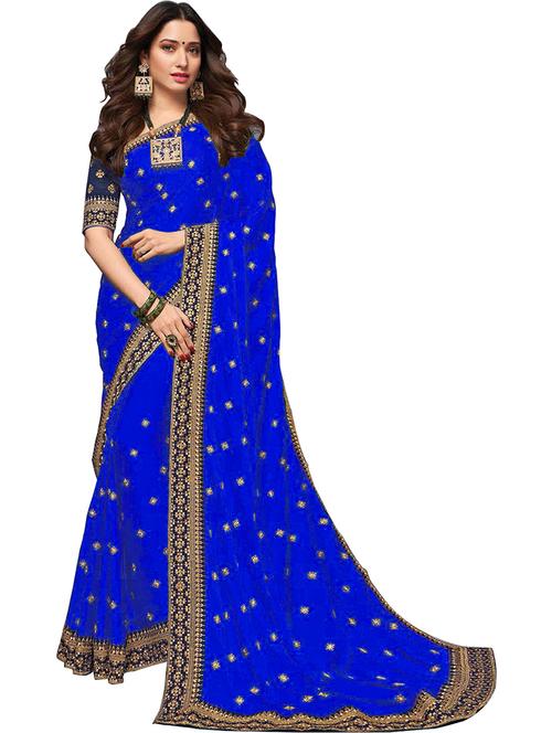 self design embroidered saree - 19972199 - Very Small Image - 1
