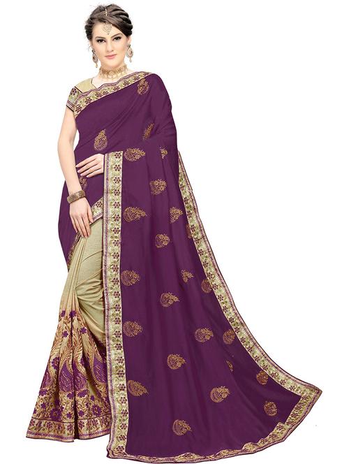 self design embroidered saree - 19972591 - Very Small Image - 1