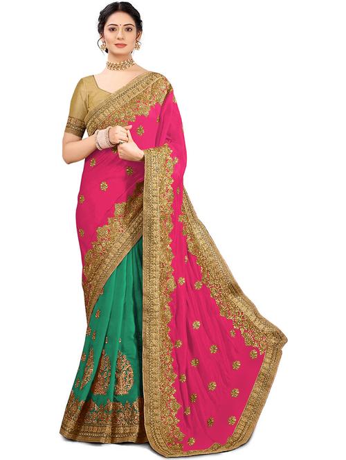 self design embroidered saree - 19972713 - Very Small Image - 1
