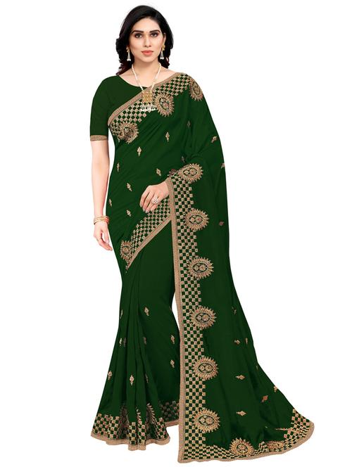 self design embroidered saree - 19973180 - Very Small Image - 1