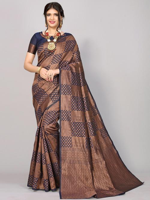 self design kanjivaram saree - 19973317 - Very Small Image - 1