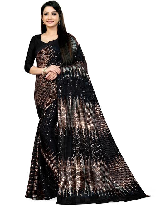 self design embroidered saree with blouse - 19973351 - Very Small Image - 1