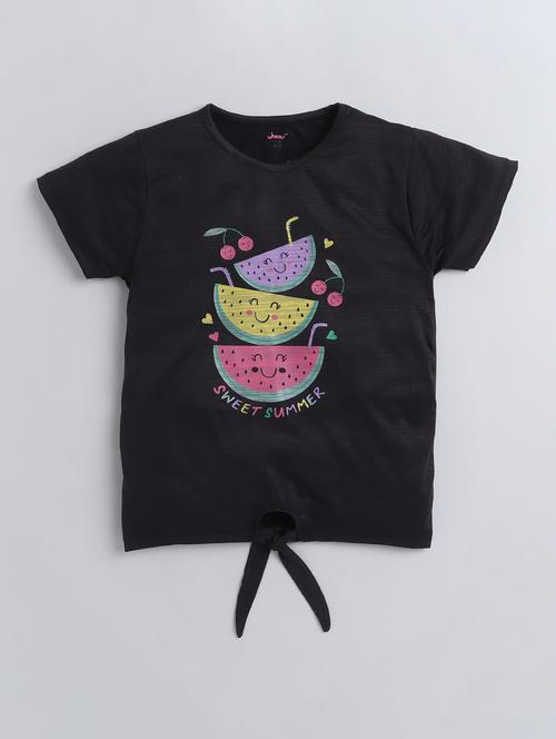 round neck printed regular top - 19975449 - Very Small Image - 1
