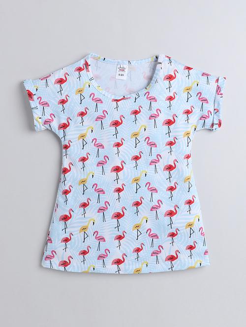 round neck printed regular top - 19975454 - Very Small Image - 1