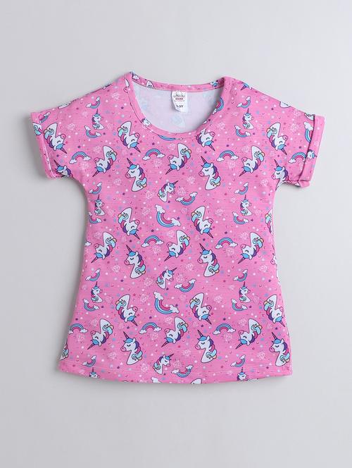 round neck printed regular top - 19975459 - Very Small Image - 1