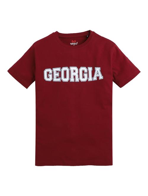 round neck printed regular t-shirt - 19975478 - Very Small Image - 1