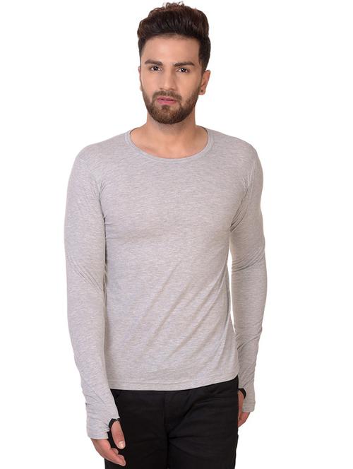 round neck solid regular t-shirt - 19976019 - Very Small Image - 1