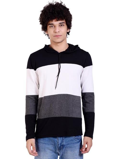 cotton blend hooded t-shirt - 19976025 - Very Small Image - 1