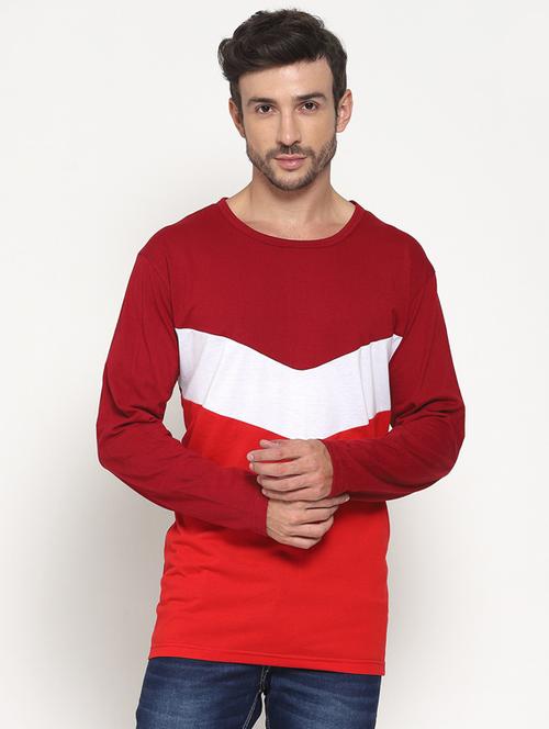 color block cotton regular t-shirt - 19976189 - Very Small Image - 1