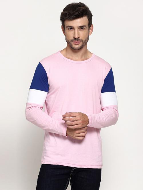 color block cotton regular t-shirt - 19976200 - Very Small Image - 1