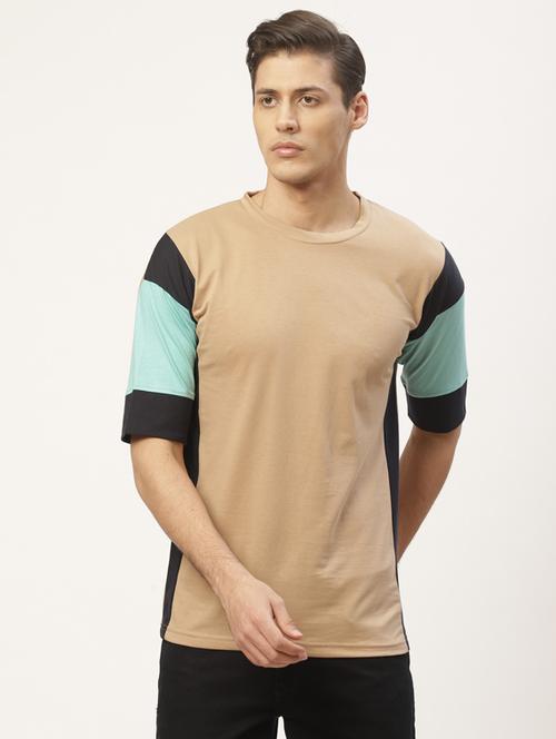 color block cotton regular t-shirt - 19976265 - Very Small Image - 1
