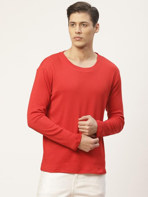 round neck solid regular t-shirt - 19976476 - Very Small Image - 1