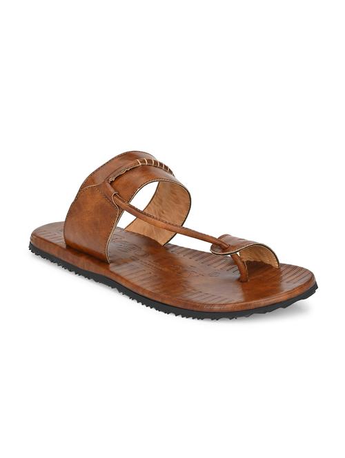 tan synthetic & mesh slip on slippers - 19977179 - Very Small Image - 1