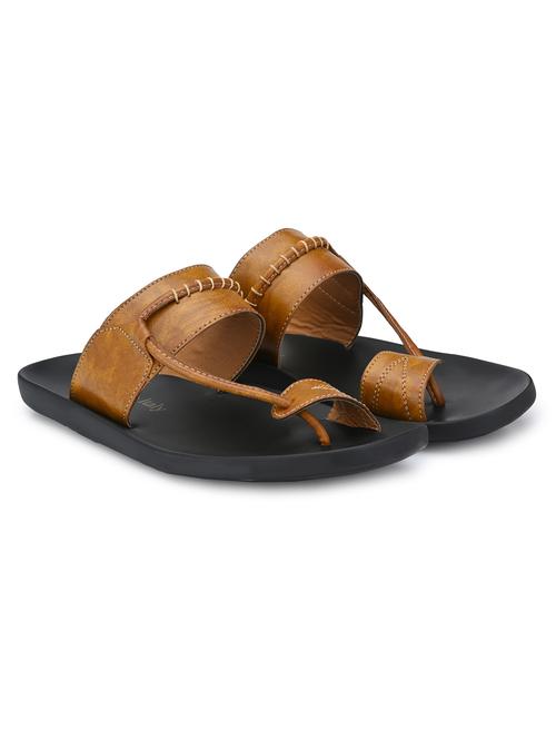 tan synthetic & mesh slip on slippers - 19977194 - Very Small Image - 1