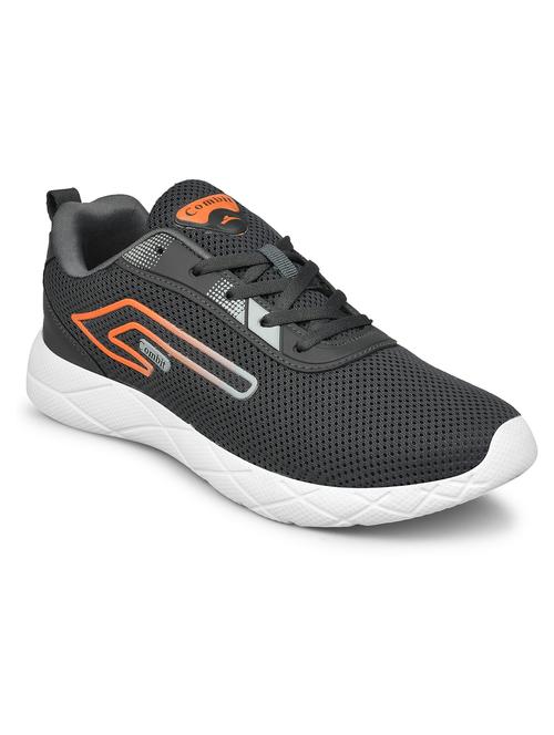 grey mesh lace up sport shoe - 19977246 - Very Small Image - 1