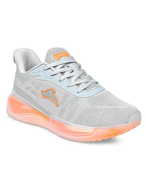 grey mesh lace up sport shoe - 19977271 - Very Small Image - 1
