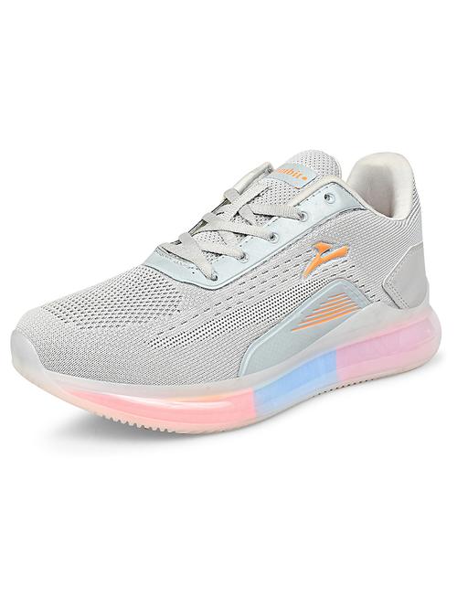 grey mesh lace up sport shoe - 19977316 - Very Small Image - 1