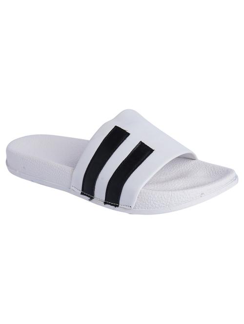 white resin slip on flip flops - 19977796 - Very Small Image - 1