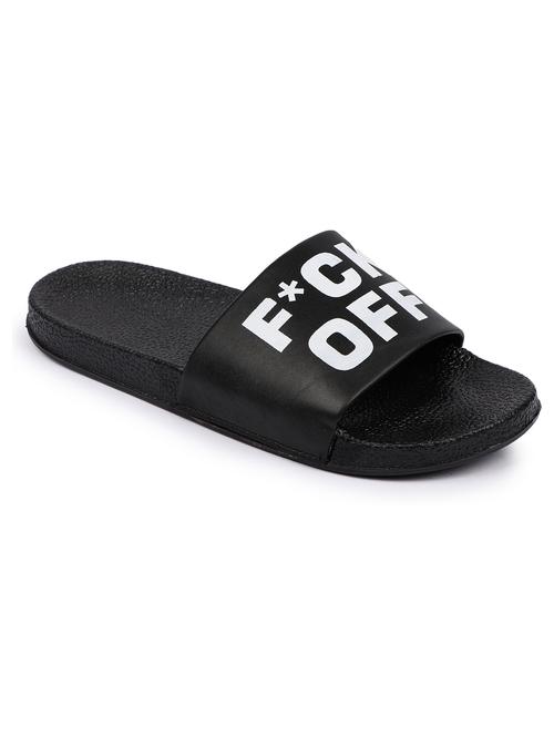 black resin slip on flip flops - 19977871 - Very Small Image - 1