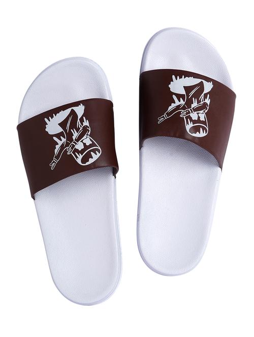 men's printed slip on flip flop - 19977888 - Very Small Image - 1