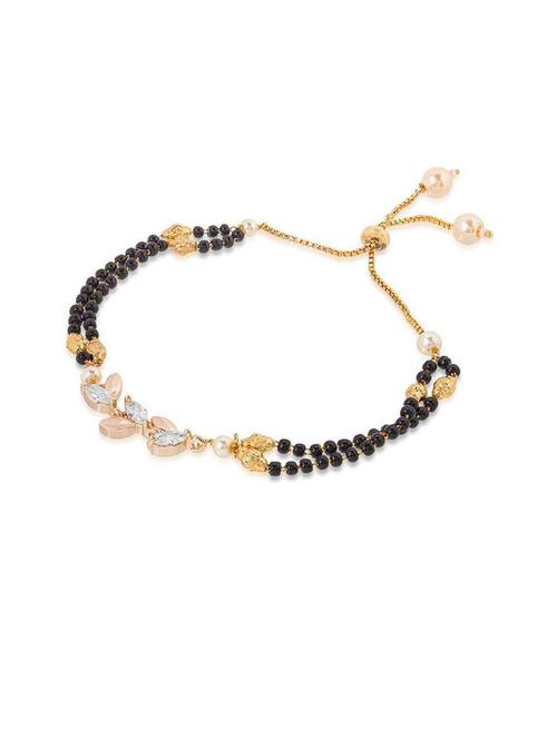 gold plated mangalsutra bracelet - 19978201 - Very Small Image - 1