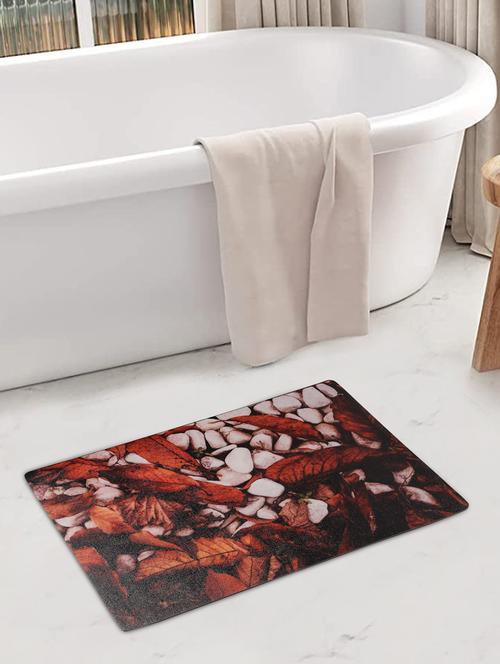 fabinaliv multicolor abstract rubber bath mat (60x40 cm) - 19978254 - Very Small Image - 1