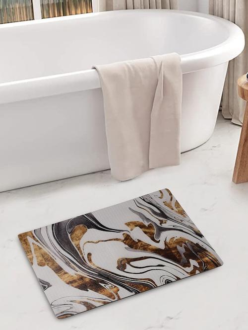 fabinaliv multicolor abstract rubber bath mat (60x40 cm) - 19978255 - Very Small Image - 1