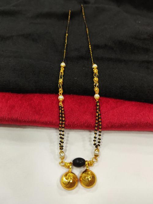 gold beads mangalsutra - 19978449 - Very Small Image - 1