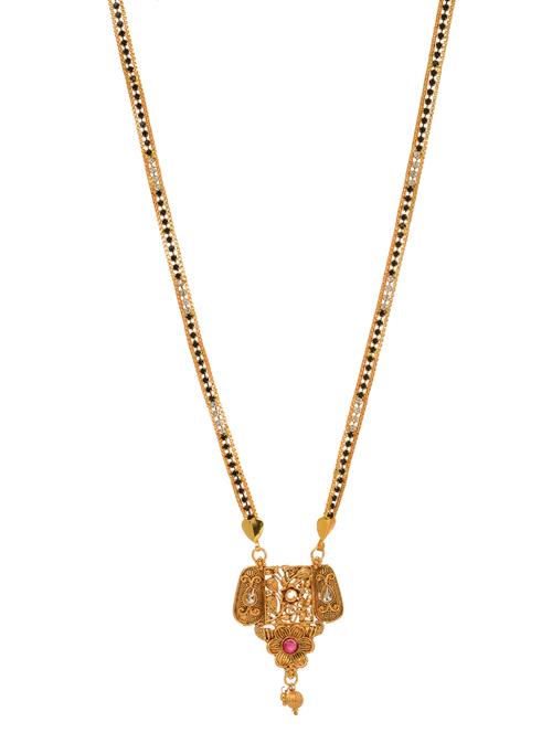 gold metal mangalsutra - 19978450 - Very Small Image - 1