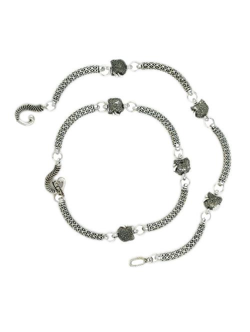 hetprit brass silver anklet - 19978642 - Very Small Image - 1
