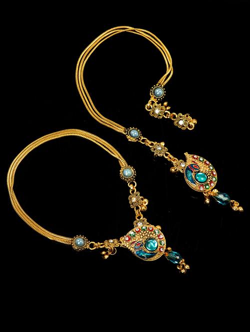 hetprit brass gold anklet - 19978670 - Very Small Image - 1
