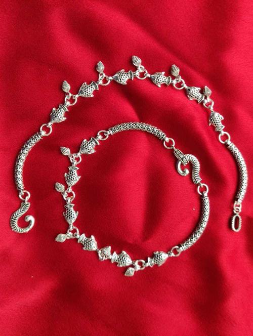 hetprit brass silver anklet - 19978671 - Very Small Image - 1