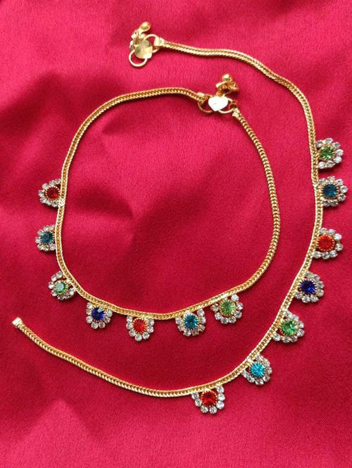 hetprit brass gold anklet - 19978686 - Very Small Image - 1