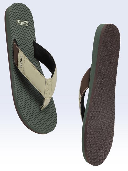 green rubber slip on flip flops - 19979757 - Very Small Image - 1