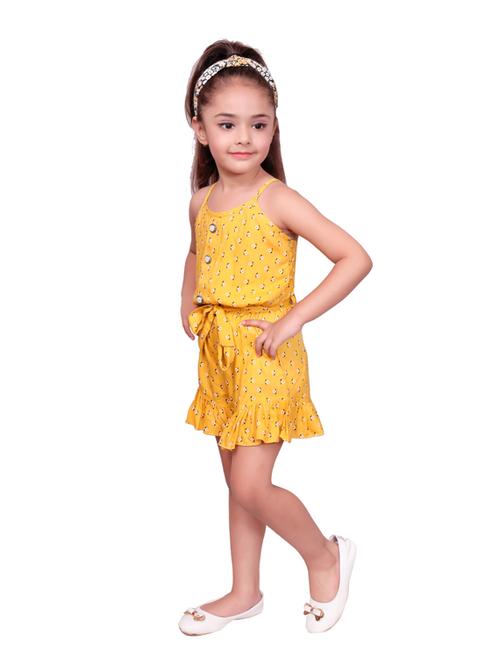 cami neck printed short jumpsuit - 19981826 - Very Small Image - 1