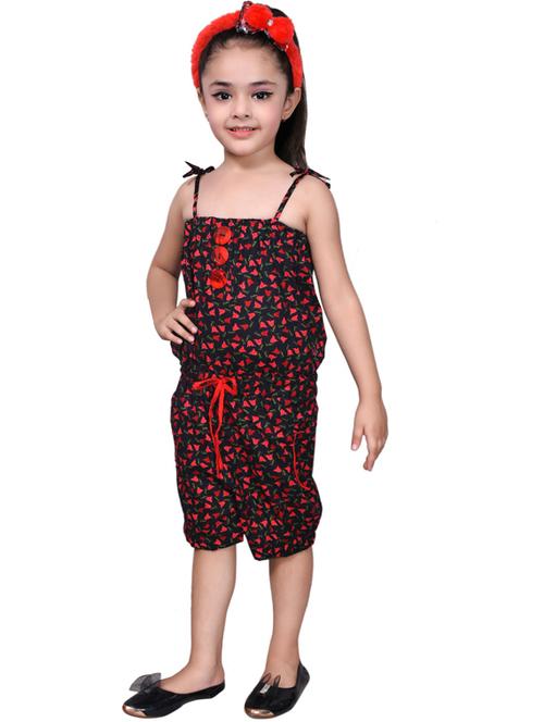 cami neck printed short jumpsuit - 19981829 - Very Small Image - 1