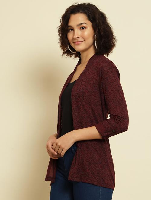 animal print cotton regular shrug - 19982662 - Very Small Image - 1