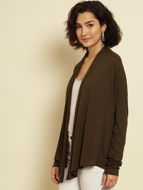 solid viscose regular shrug - 19982664 - Very Small Image - 1