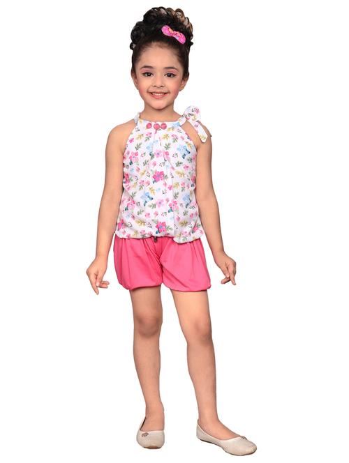 floral print cotton blend shorts sets - 19982847 - Very Small Image - 1